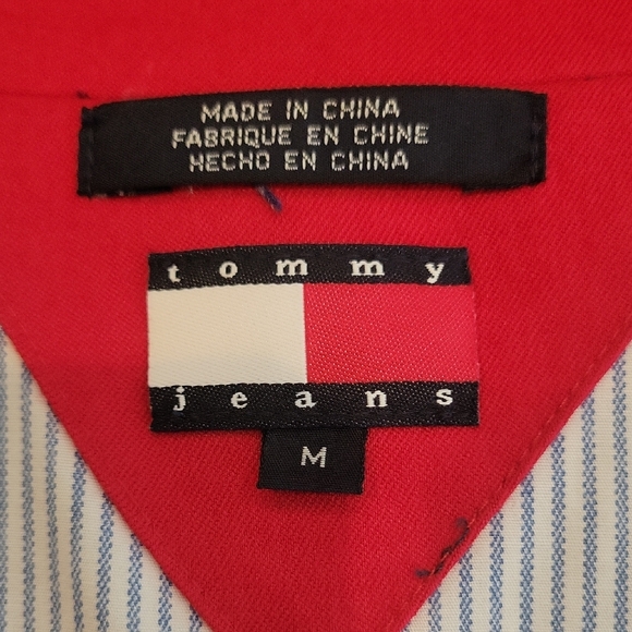 Tommy Hilfiger Red Blazer Structured Suit Jacket - Picture 3 of 4